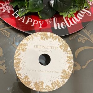 Polyester/Nylon blend ribbon.